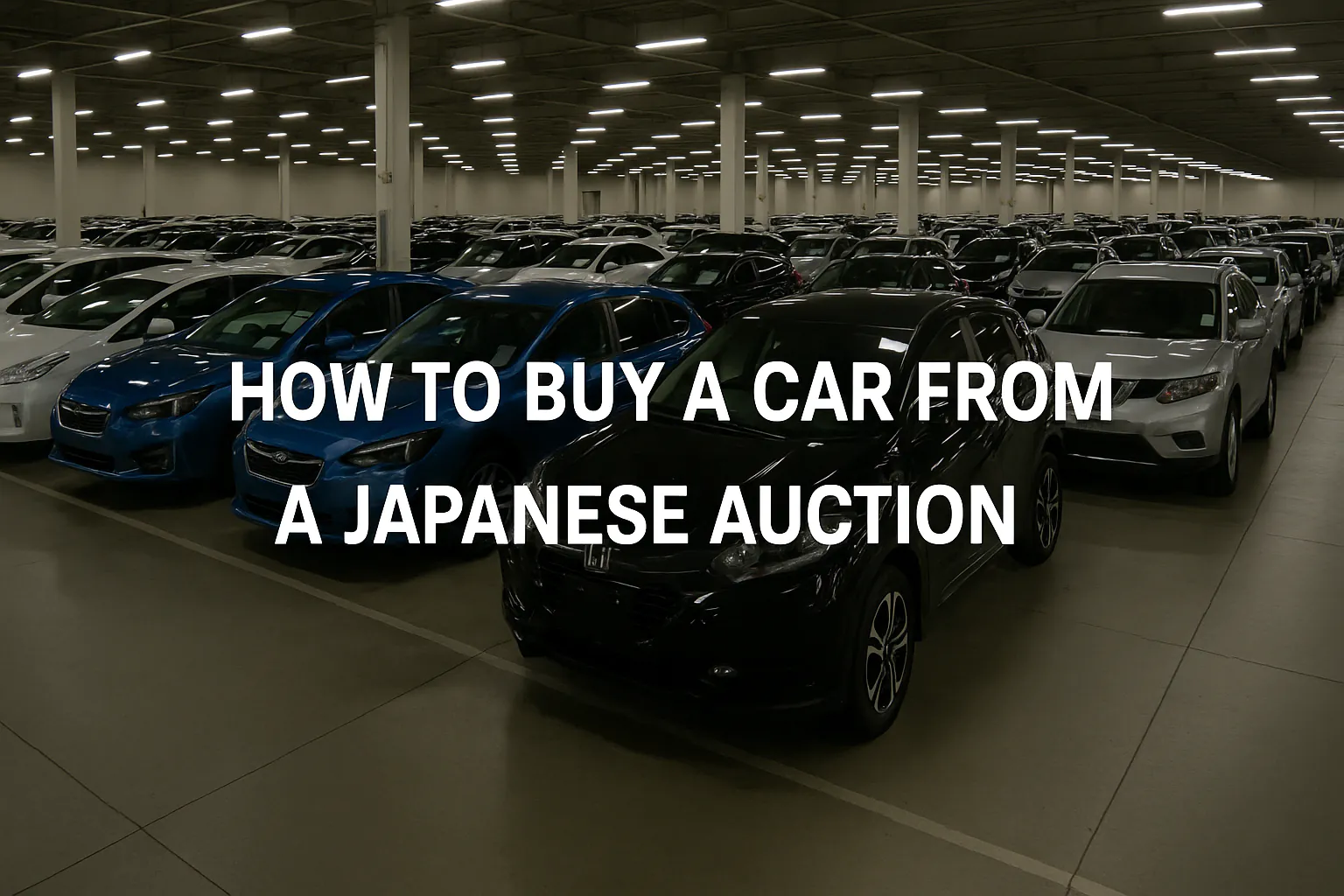 How to Buy a Car from a Japanese Auction